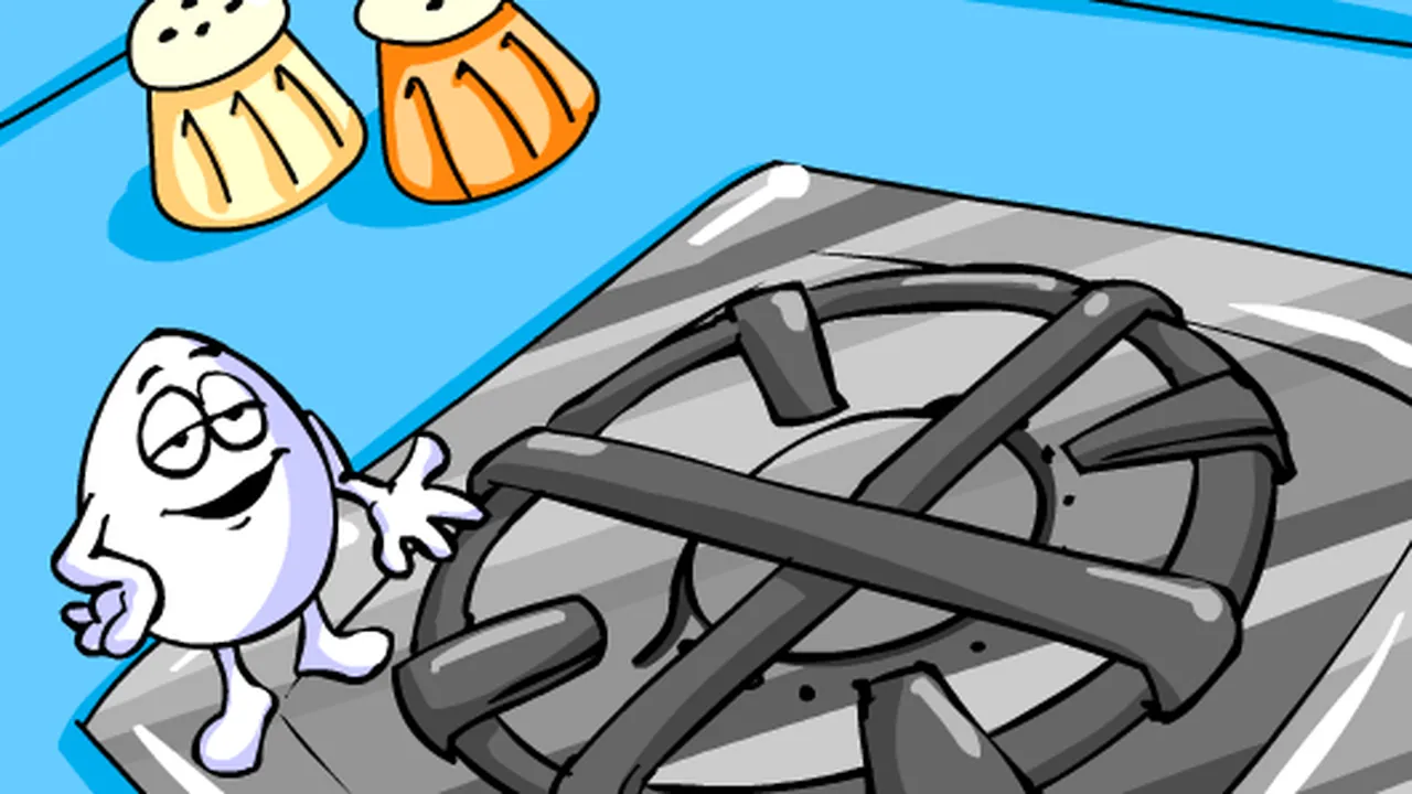 Captura de pantalla de la animación Huevo frito de Huevo Cartoon